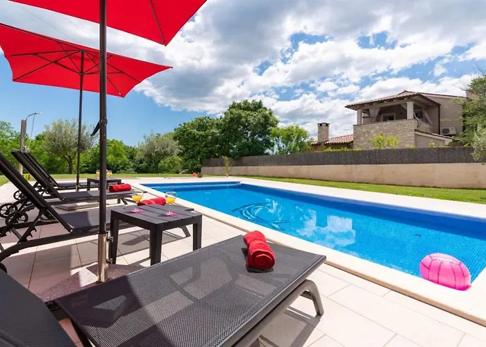 Karla Near Pula For 8 Persons With Private Pool, Kids Playground & Pet Friendly Divšići