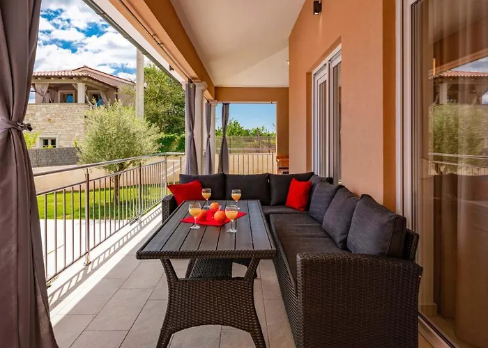 Karla Near Pula For 8 Persons With Private Pool, Kids Playground & Pet Friendly Villa Divšići