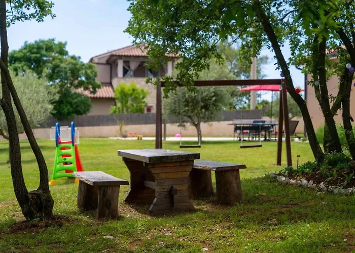 Karla Near Pula For 8 Persons With Private Pool, Kids Playground & Pet Friendly