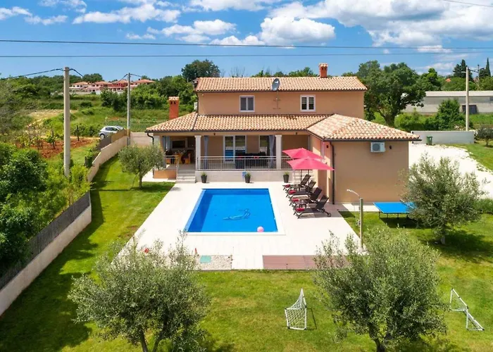 Karla Near Pula For 8 Persons With Private Pool, Kids Playground & Pet Friendly